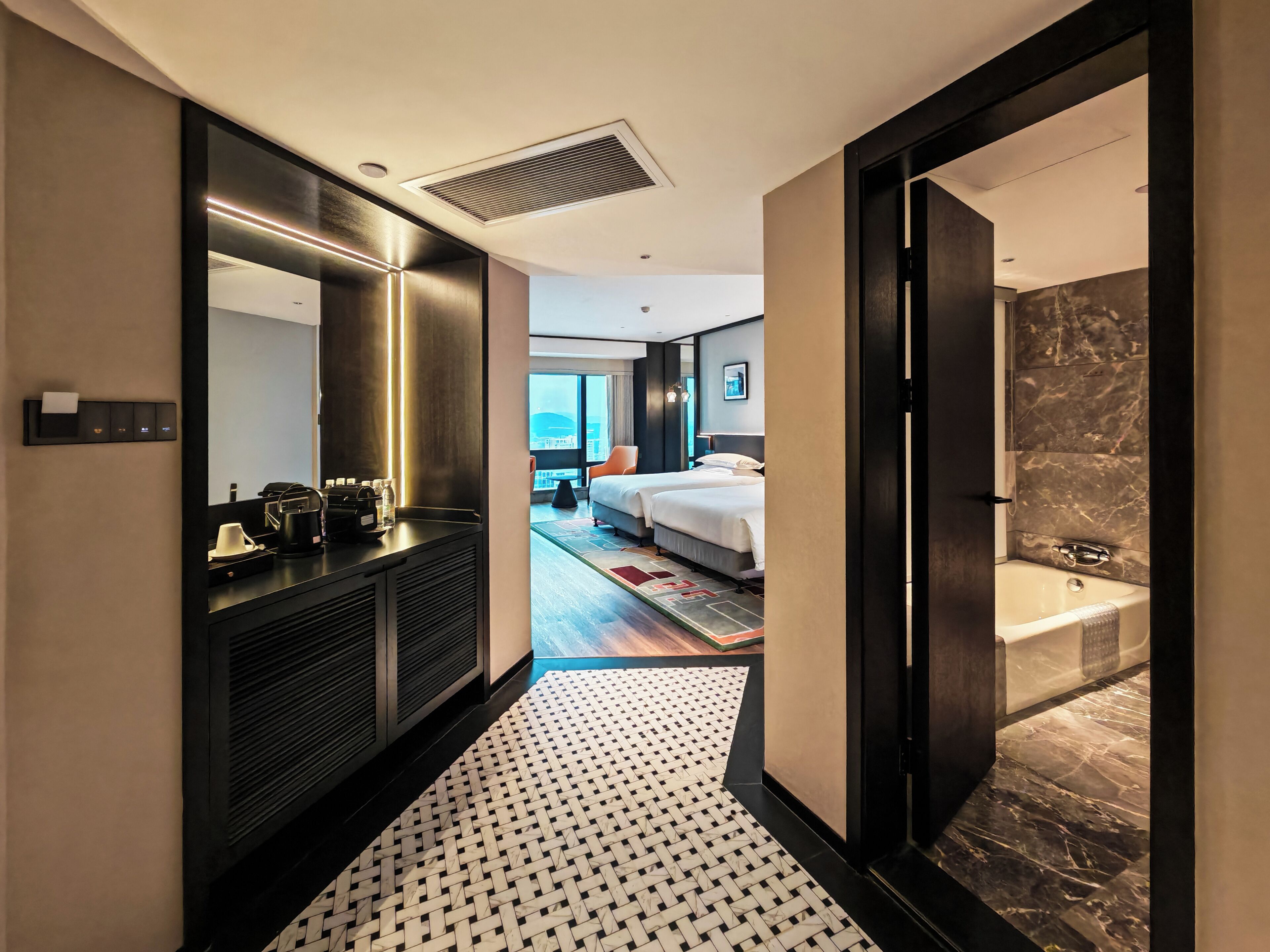 Minibar, in-room safe, blackout curtains, iron/ironing board