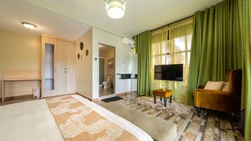 Dobbeltrom – deluxe | Skrivebord, lydisolert, wi-fi (inkludert) og sengetøy