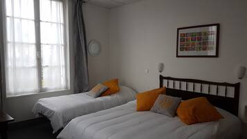 Triple Room | Individually decorated, individually furnished, blackout curtains