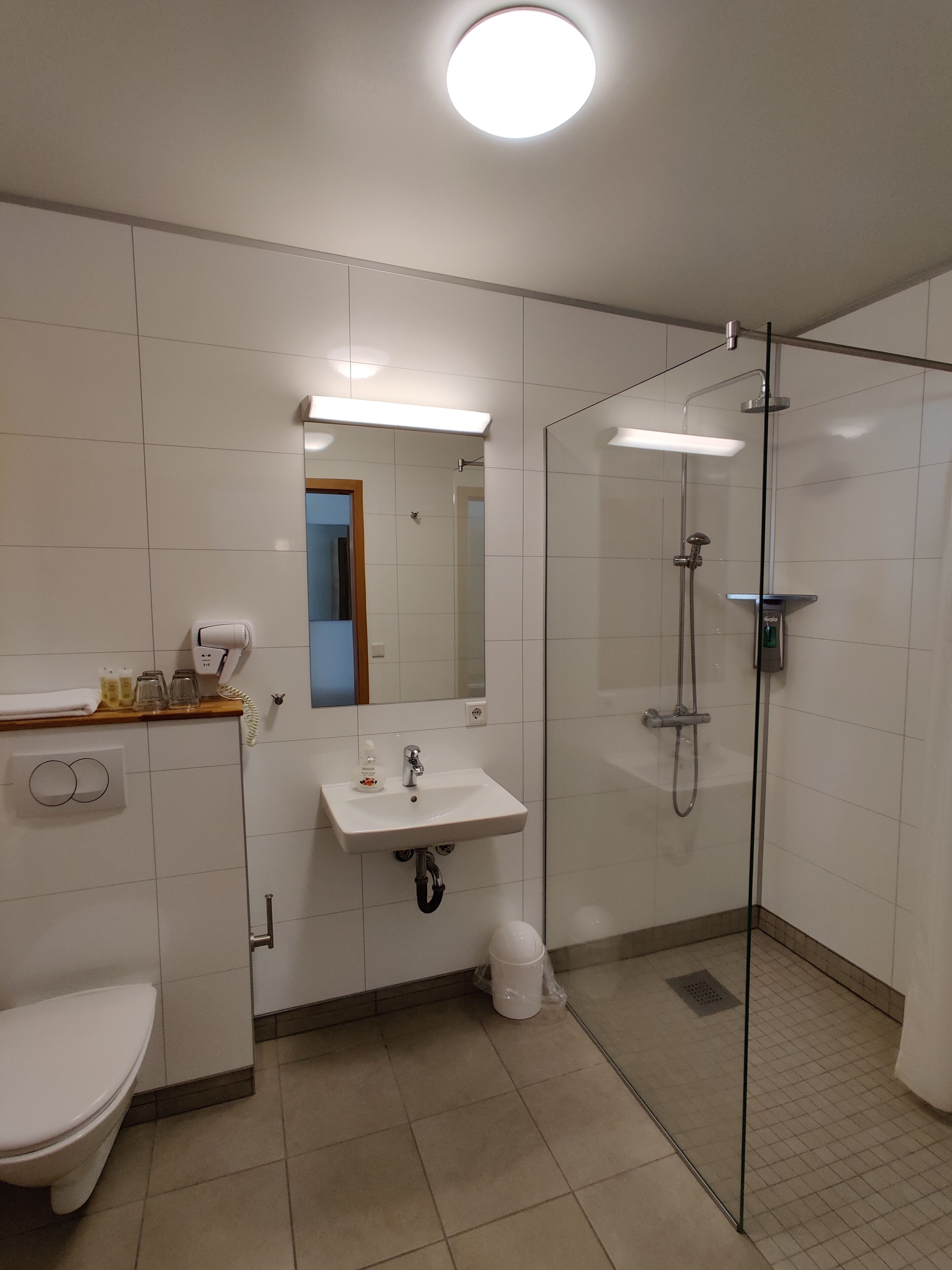 family quadruple room, private bathroom | bathroom | shower, free toiletries, hair dryer, towels