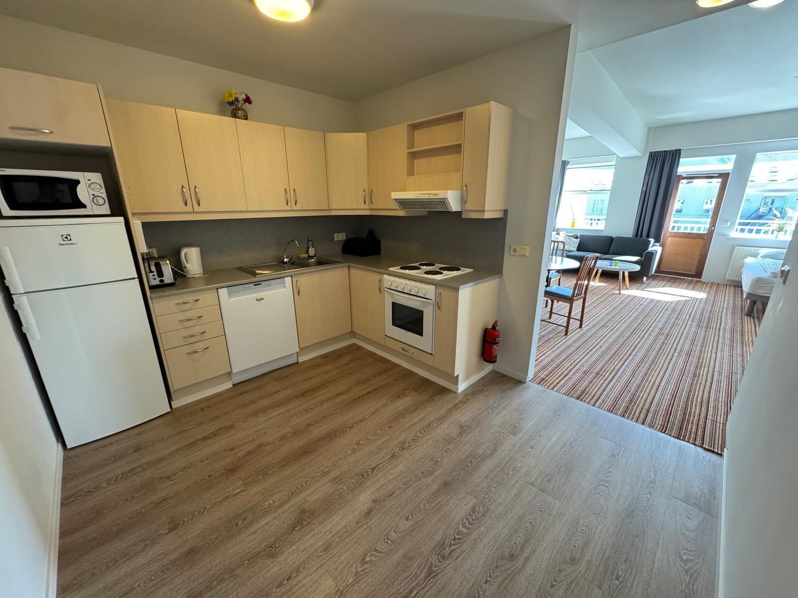 อพาร์ทเมนท์ | ผ้าม่านกันแสง, Wi-Fi ฟรี, ผ้าปูที่นอน