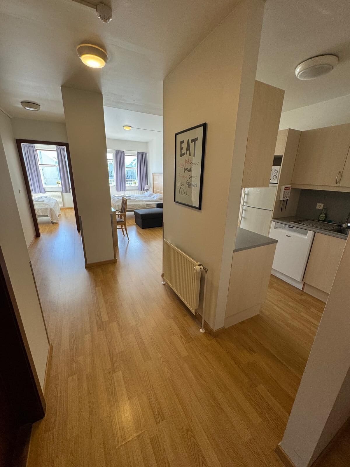 Departamento | Cortinas blackout, wifi gratis y ropa de cama 