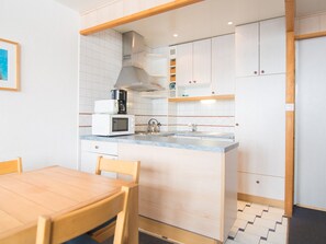 Fridge, dishwasher - Southwest studio, ski-in/ski-out, wifi included (Tignes)