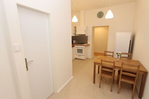 Basic Quadruple Room, 2 Bedrooms, Kitchen | In-room dining - Zizka Home Apartments (Prague)