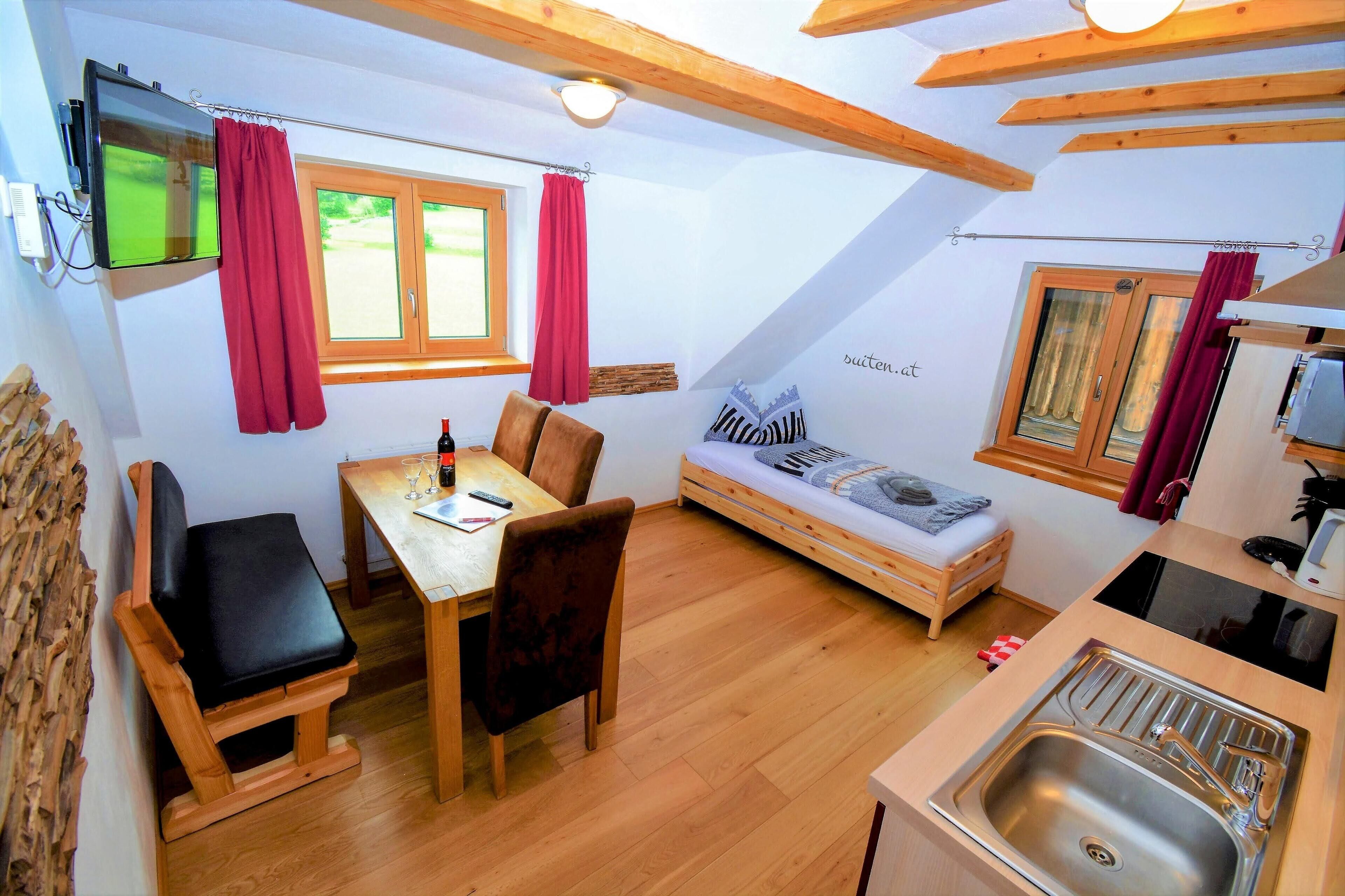 Appartement Confort, 2 chambres, côté jardin (incl. 188€ Cleaning Fee) | Cuisine privée