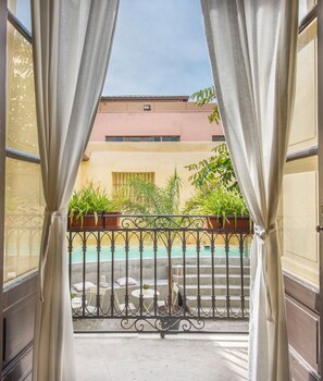 Vue depuis le balcon