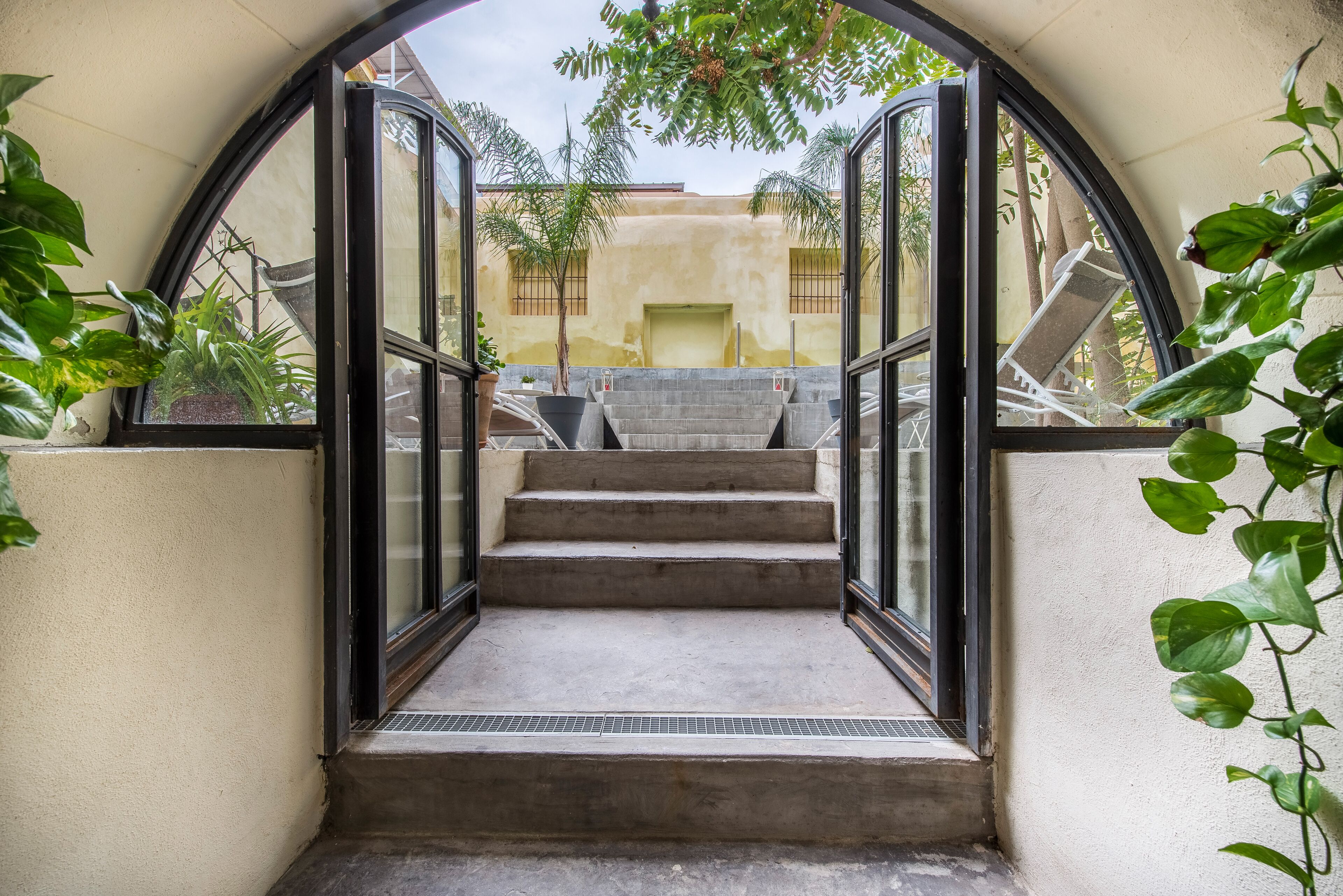 Entrada de la propiedad