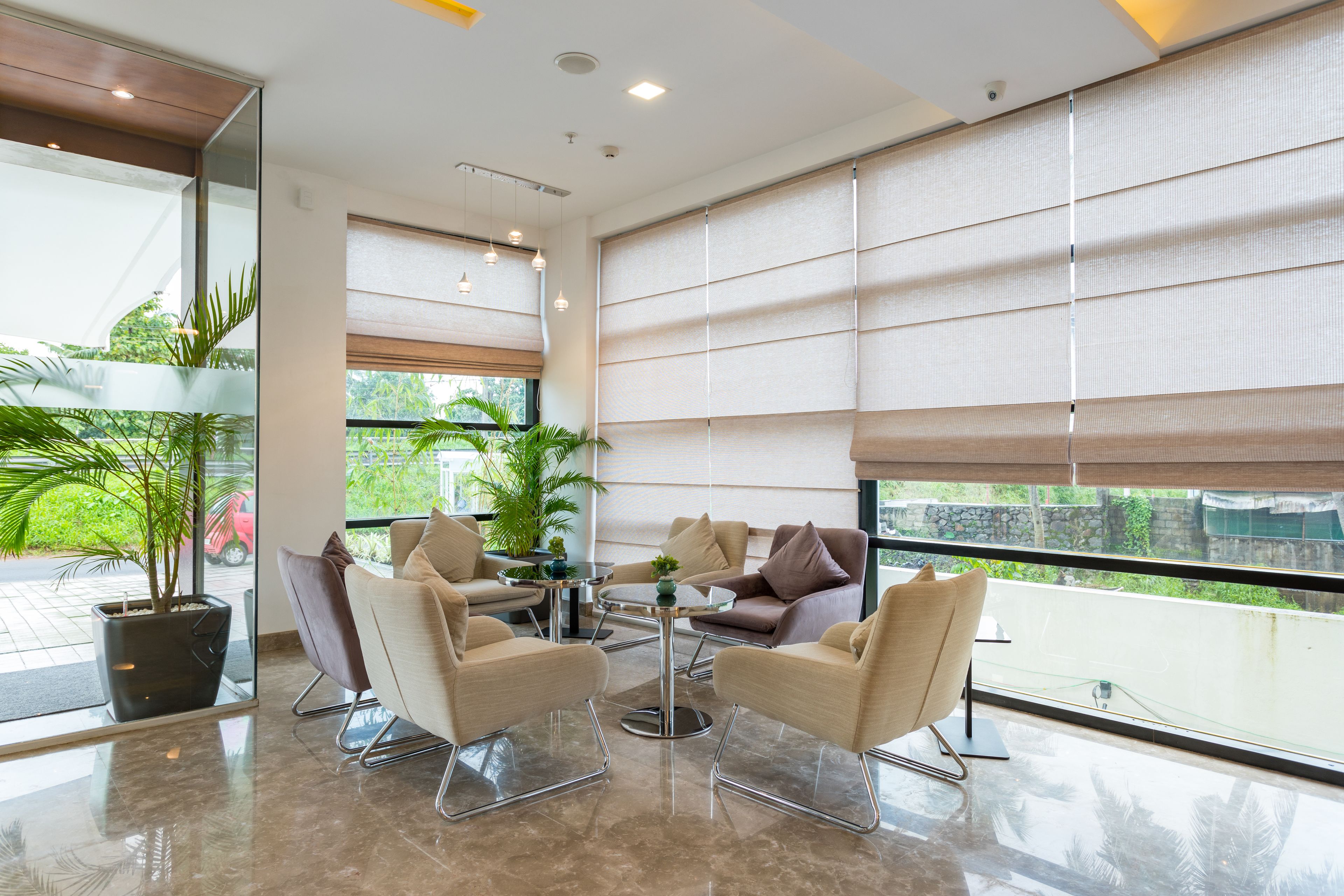 Lobby sitting area