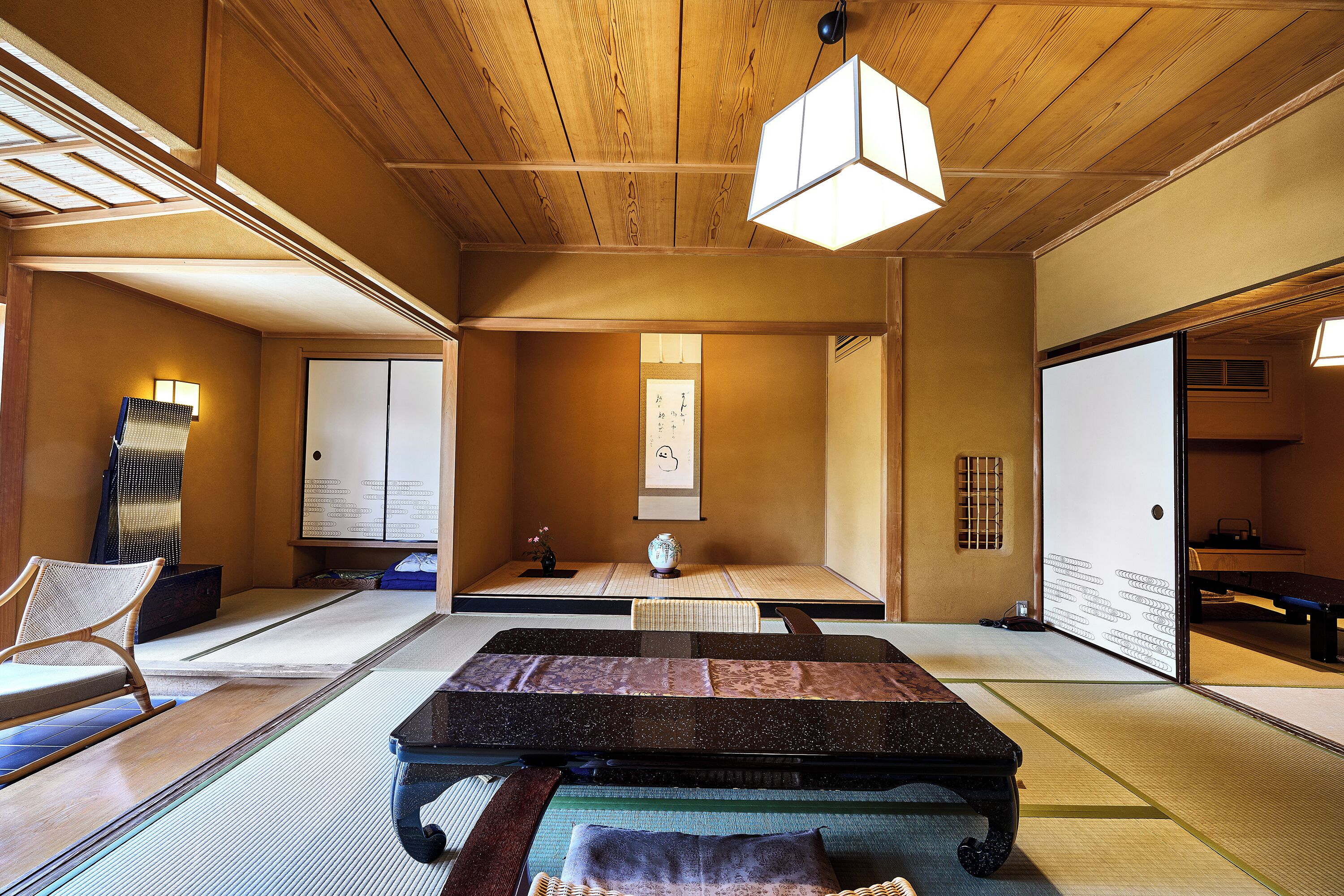 Japanese-Style Suite with Open-Air Bath | Premium bedding, down comforters, in-room safe, individually decorated