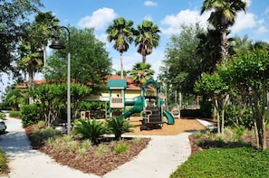 Family Villa, Multiple Bedrooms, Garden Area | Children's play area - outdoor - Emerald Island #4 - 7 Bed 6 Baths Villa (Kissimmee)