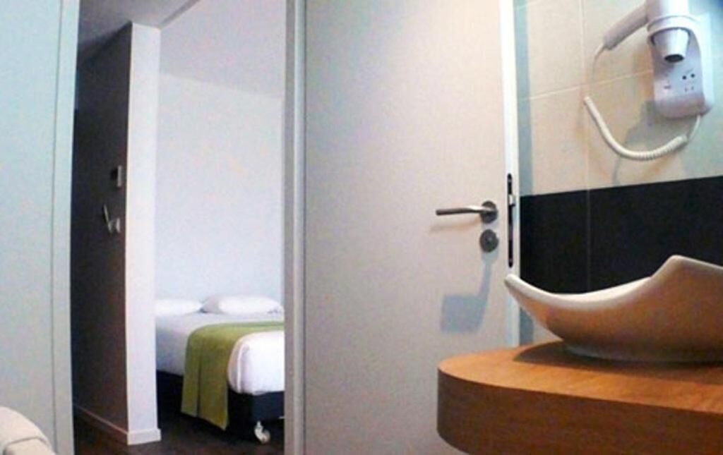 free toiletries, hair dryer, towels