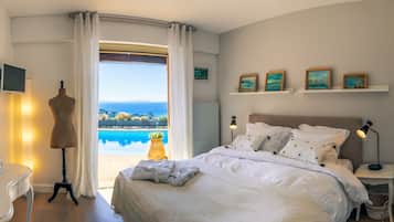 Svit - 2 sovrum (One or two bedrooms) | Egyptiska bomullslakan, sÀngtillbehör av högsta kvalitet och minibar
