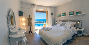 Sviitti, 2 makuuhuonetta (One or two bedrooms) | Egyptinpuuvillaiset lakanat, ylelliset vuodevaatteet, minibaari