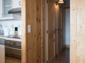 Fridge, microwave, dishwasher