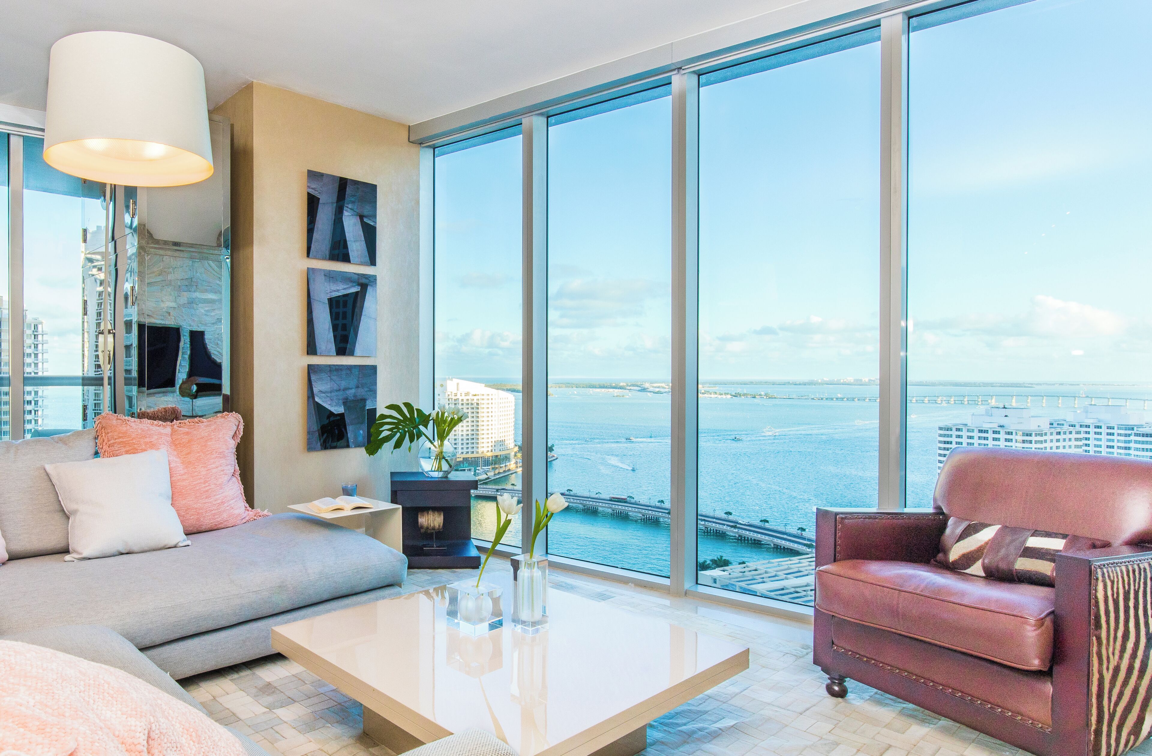 City Apartment, 2 Bedrooms, Sea View | Living area | 50-inch Smart TV with digital channels, TV