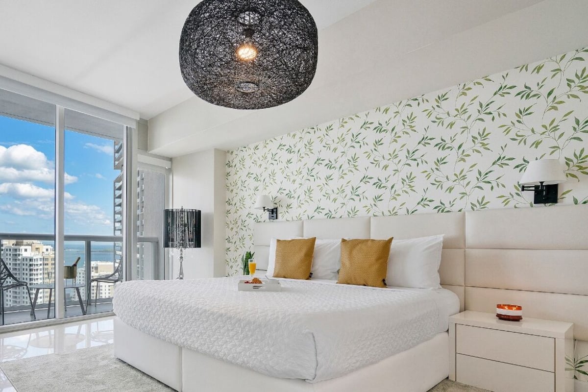 Boutique Apartment, Ocean, 1 King & Sofa Bed, Balcony3301 | 2 sovrum, egyptiska bomullslakan och sängtillbehör av högsta kvalitet