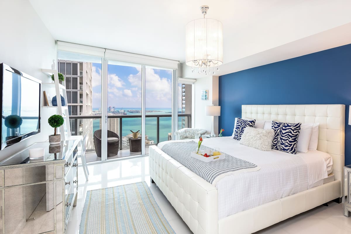 Boutique Apartment, Ocean, 1 King & Sofa Bed, Balcony4801 | 2 bedrooms, Egyptian cotton sheets, premium bedding, in-room safe