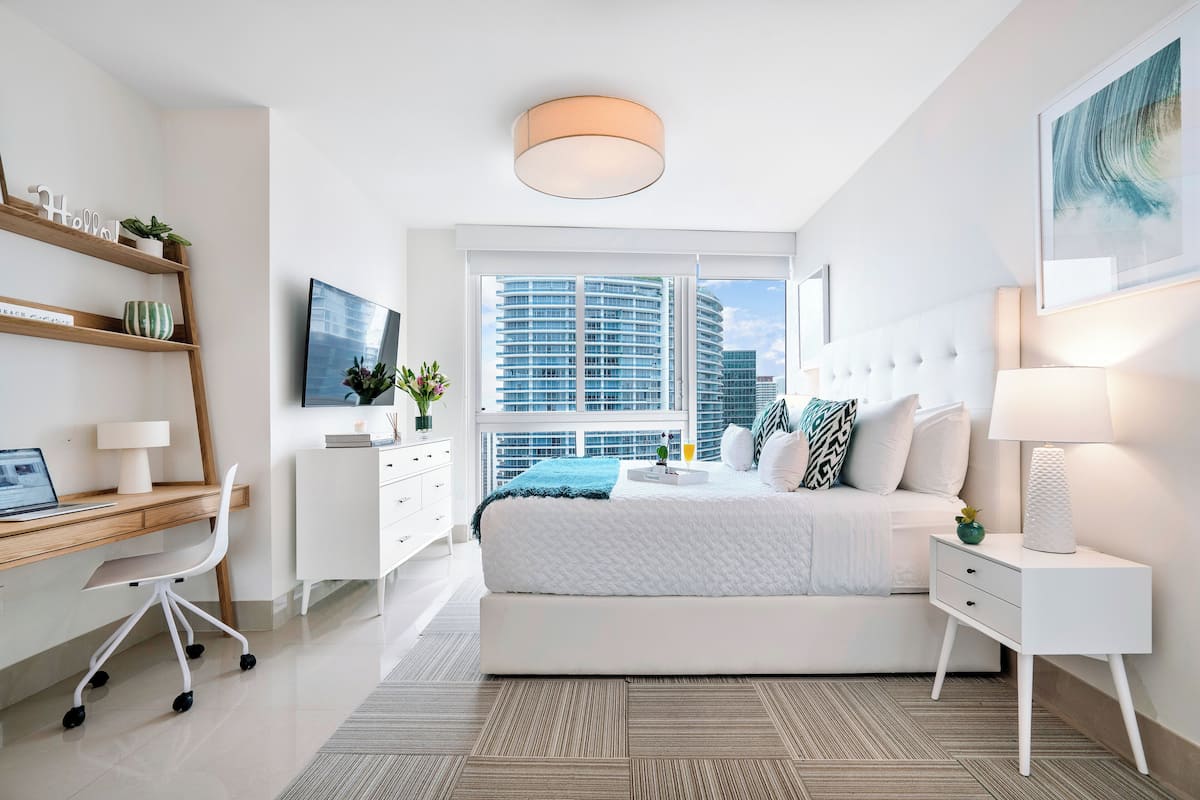 Boutique Corner Apart, 2/2, Sofa Bed, Ocean View, Balcony4202 | 2 bedrooms, Egyptian cotton sheets, premium bedding, in-room safe