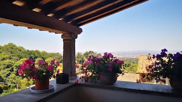 Blick von der Unterkunft