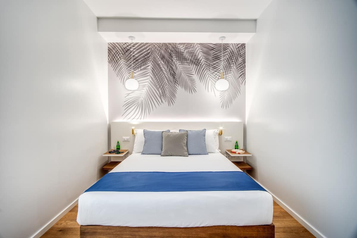 Standard-Doppelzimmer, 1 Queen-Bett, Nichtraucher | Bettwäsche aus ägyptischer Baumwolle, hochwertige Bettwaren