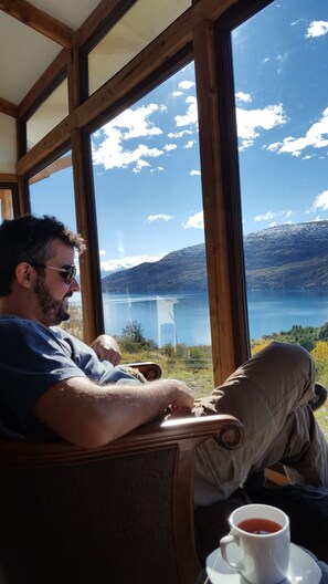 View from room - Mallin Colorado Ecolodge (Chile Chico)