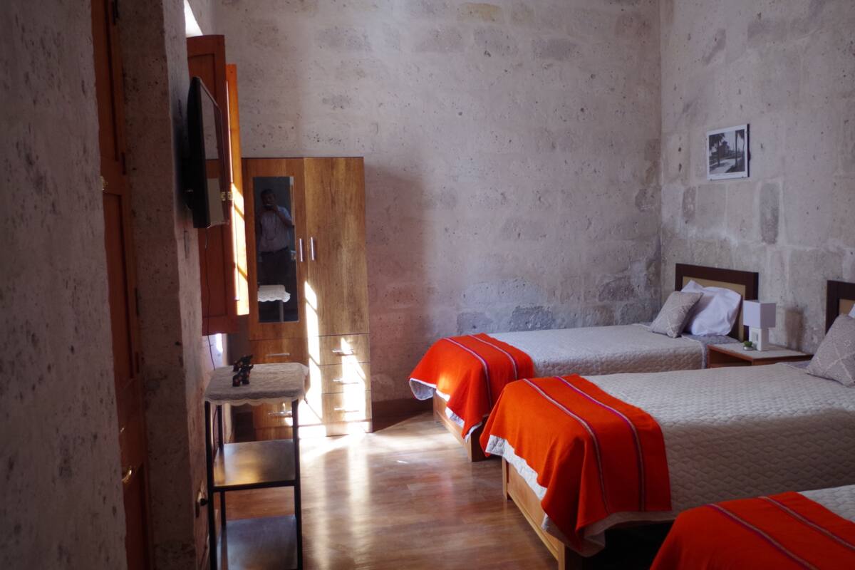 Premium bedding, down duvets, in-room safe, rollaway beds