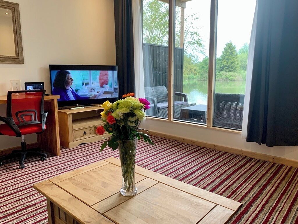 Suite Premium, 2 habitaciones, hidromasaje, vista al lago | Terraza o patio