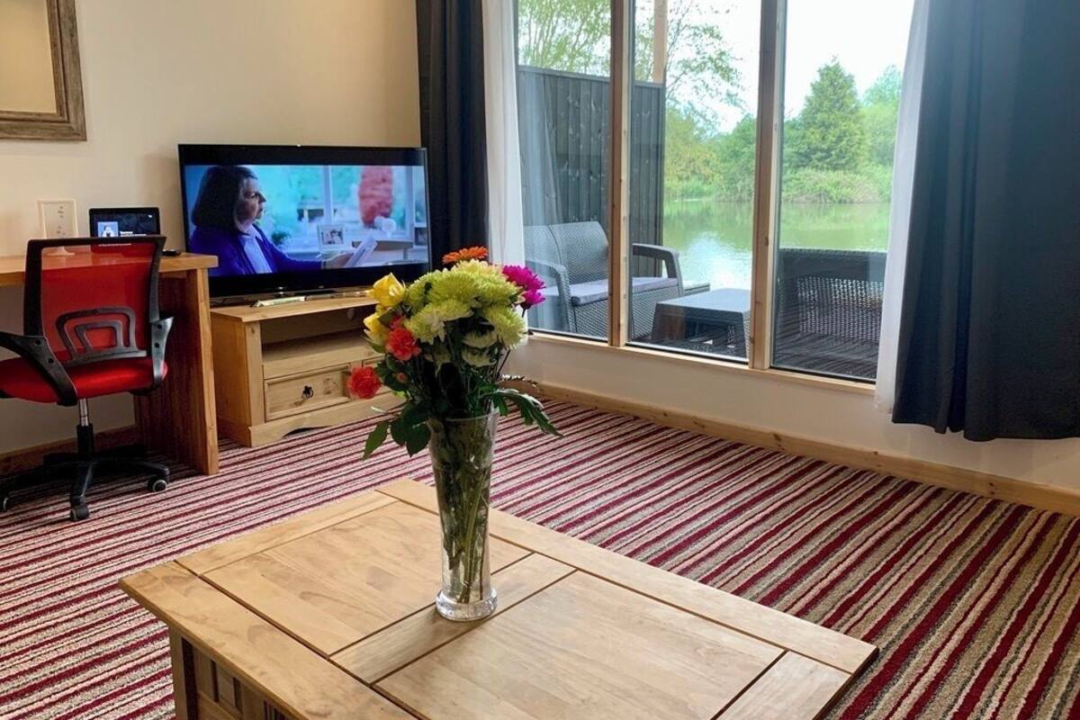 Suite Premium, 2 habitaciones, hidromasaje, vista al lago | Terraza o patio