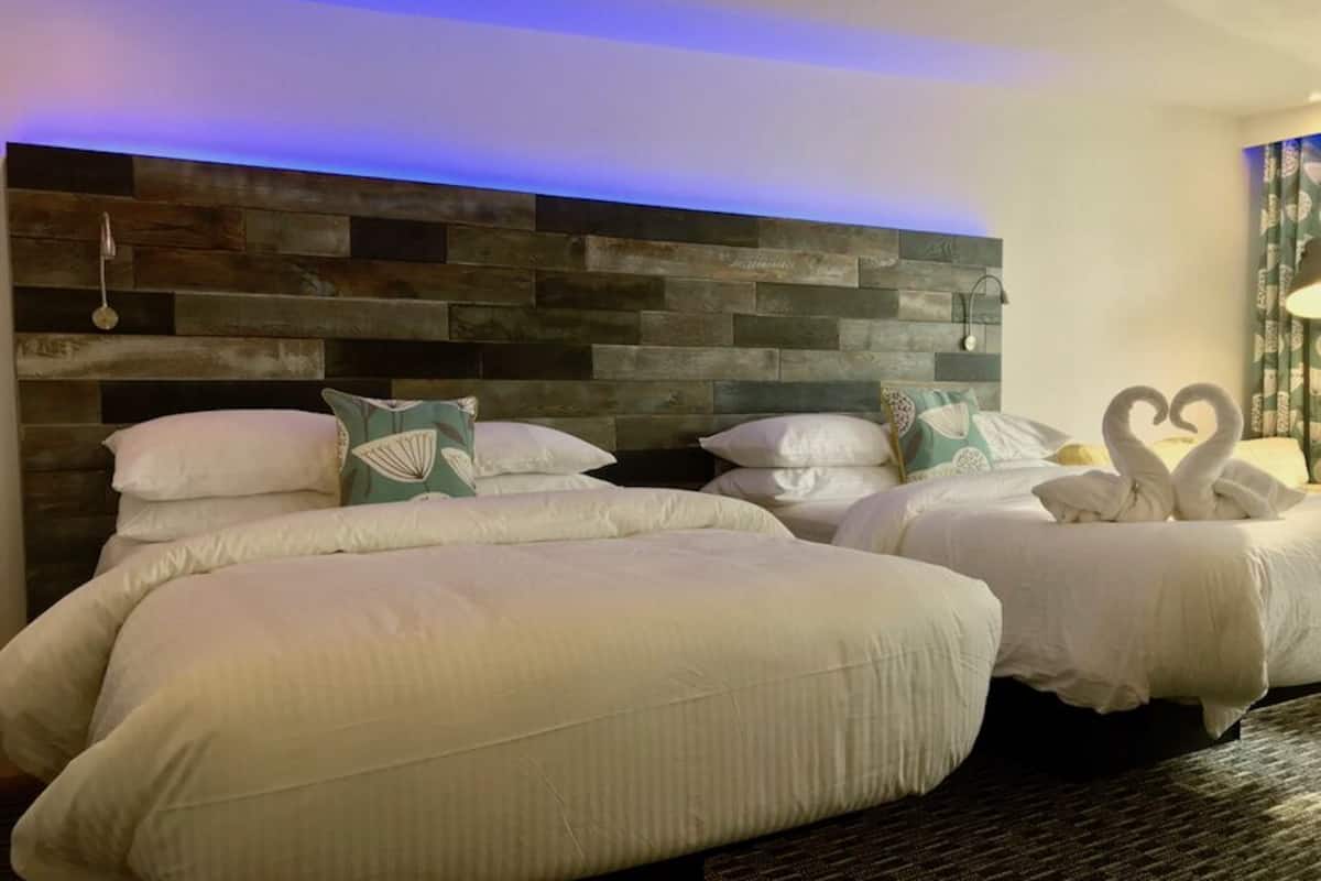 Chambre Deluxe, salle de bains attenante, vue lac (Twin)