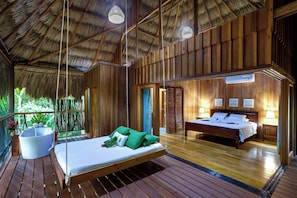 Premier Tree House | Living area - Sweet Songs Jungle Lodge, a Muy’Ono Resort (San Ignacio)