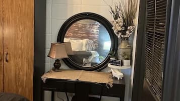 Individually furnished, blackout drapes, free WiFi, bed sheets