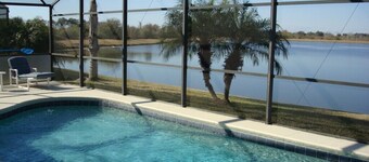 4 bedroom 2 storey pool home with stunning lake views on gated community