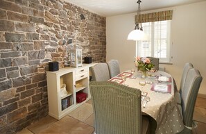 Ground floor:  Enjoy supper in the dining room