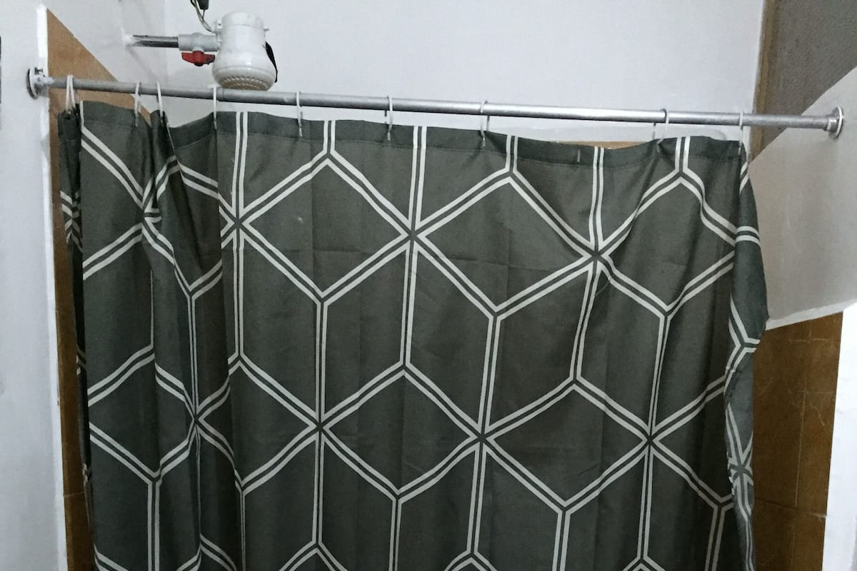 Shower, hair dryer