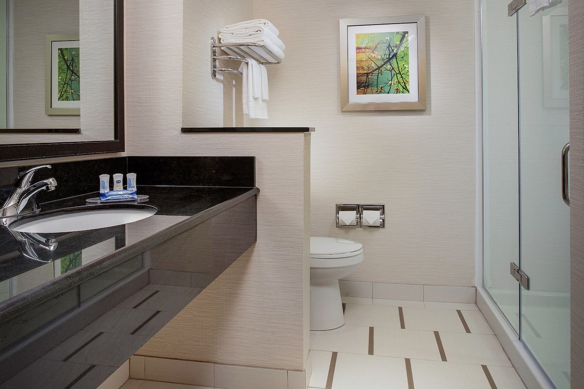 desk, blackout curtains, iron/ironing board, free cots/infant beds