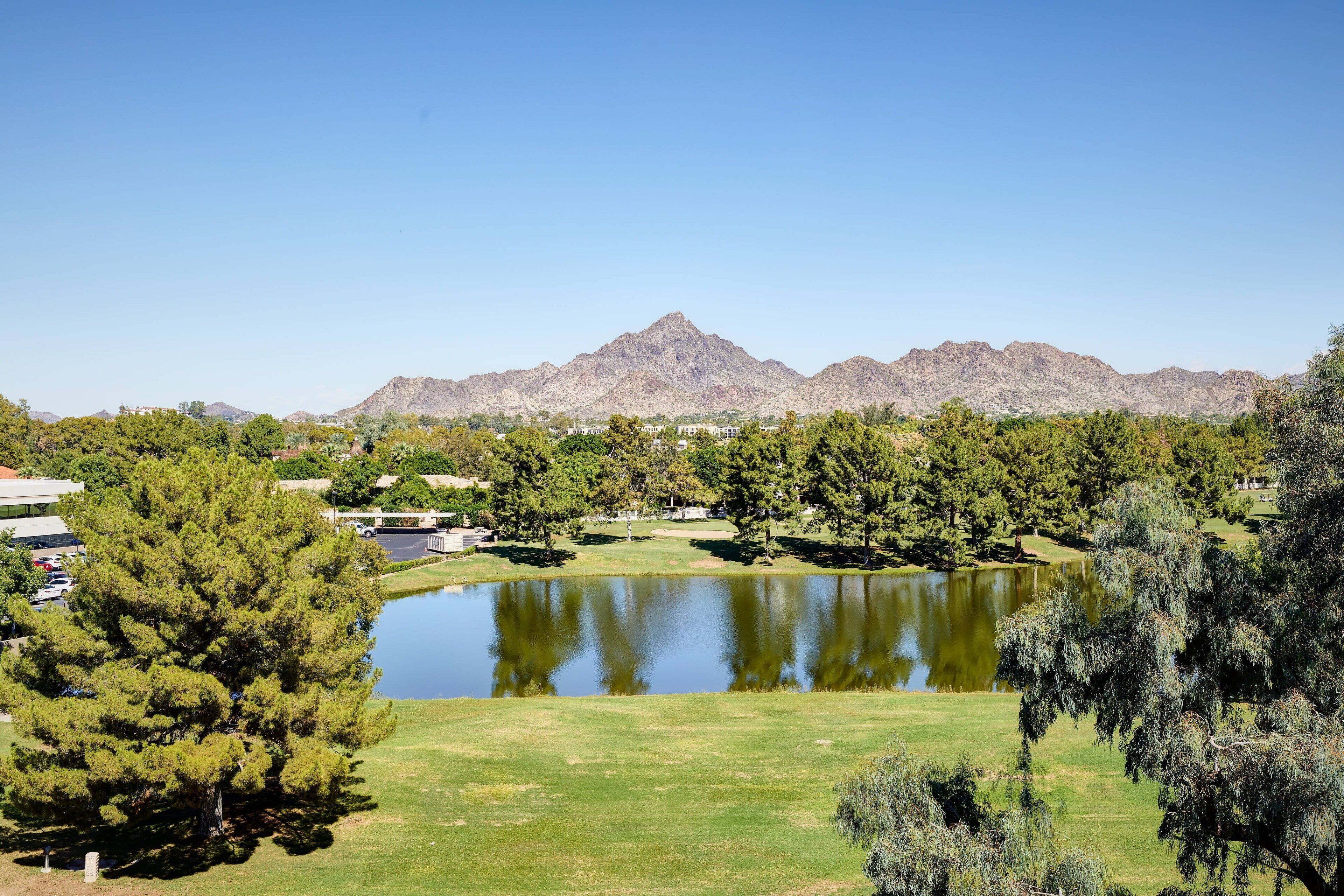 room, 1 king bed, non smoking, mountain view | view from room