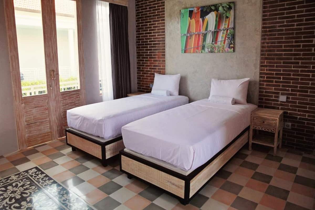 Zweibettzimmer, 2 Einzelbetten