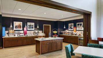 Free daily buffet breakfast