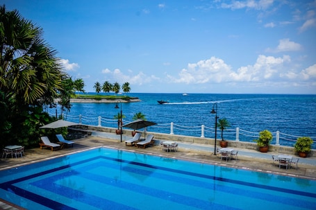 View from property. Kudat Golf & Marina Resort
