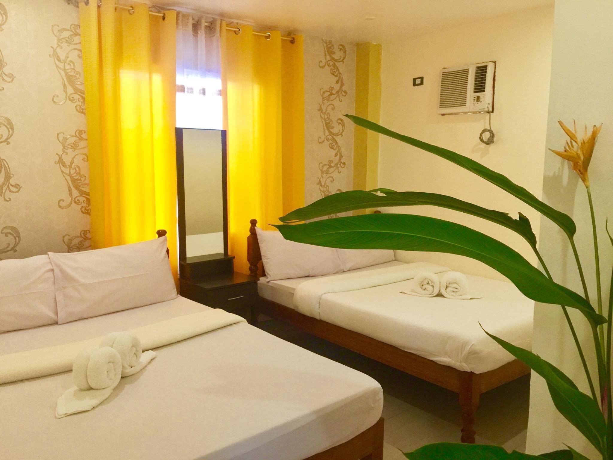 Family Room, 2 Double Beds | Bed sheets