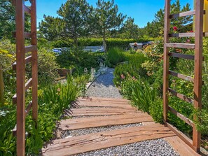 Property grounds - Stunning private villa with private pool, A/C, WIFI, hot tub, TV, terrace and panoramic view (Senj)