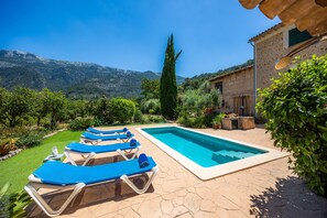 Pool - Vacation home with garden and view – Villa Frontera (Soller)