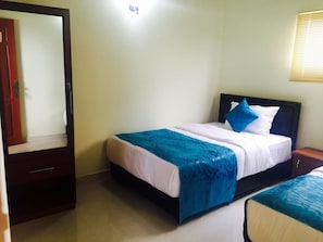 2 bedrooms, soundproofing, iron/ironing board, free WiFi