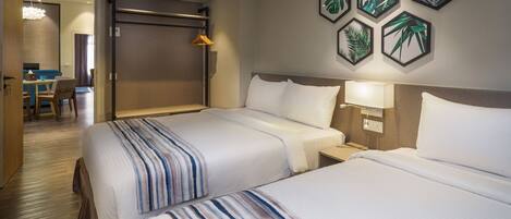 Minibar, desk, iron/ironing board, free WiFi