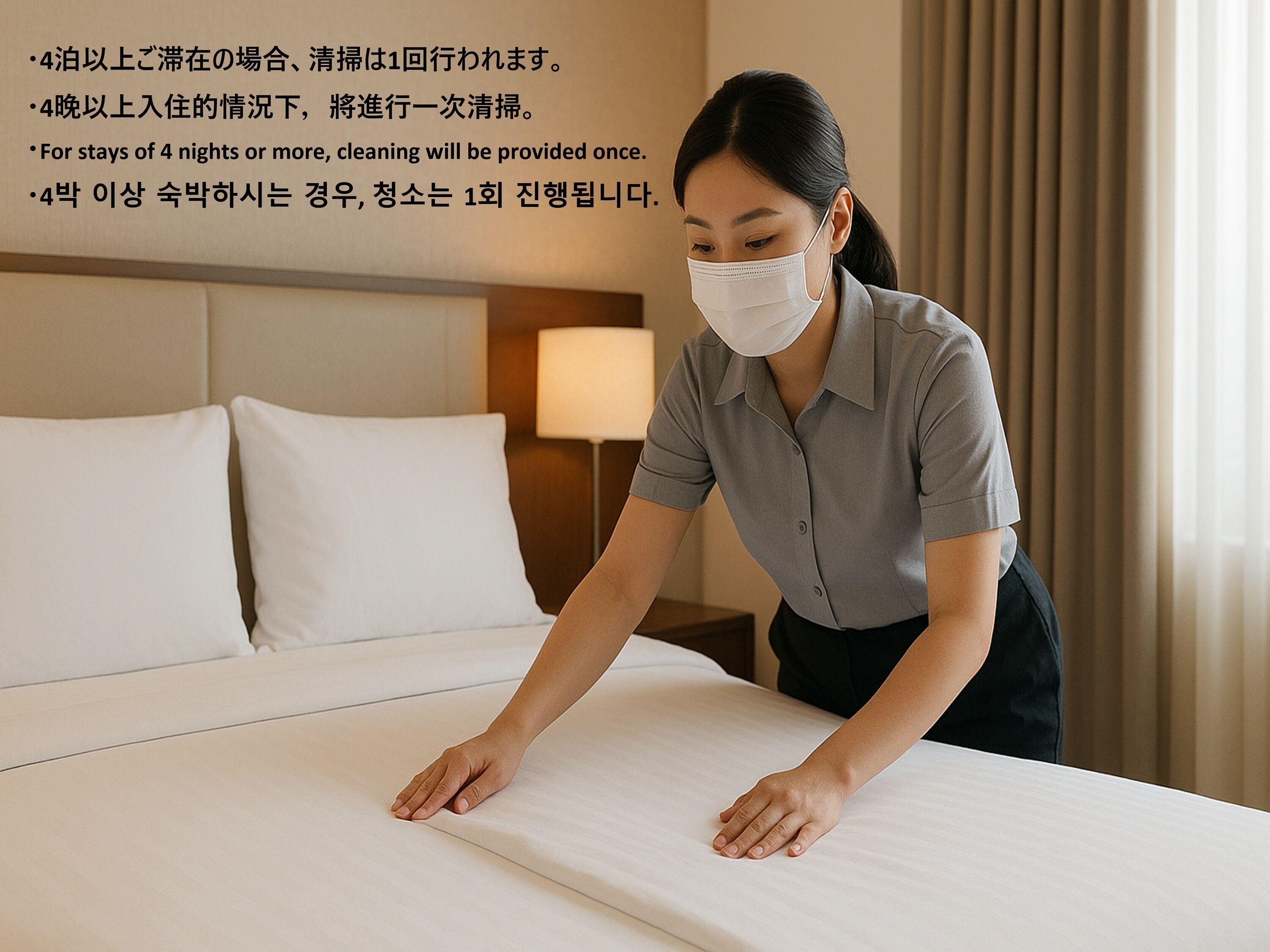 Down comforters, desk, soundproofing, free WiFi