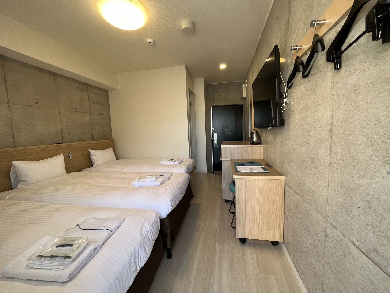 Down comforters, desk, soundproofing, free WiFi