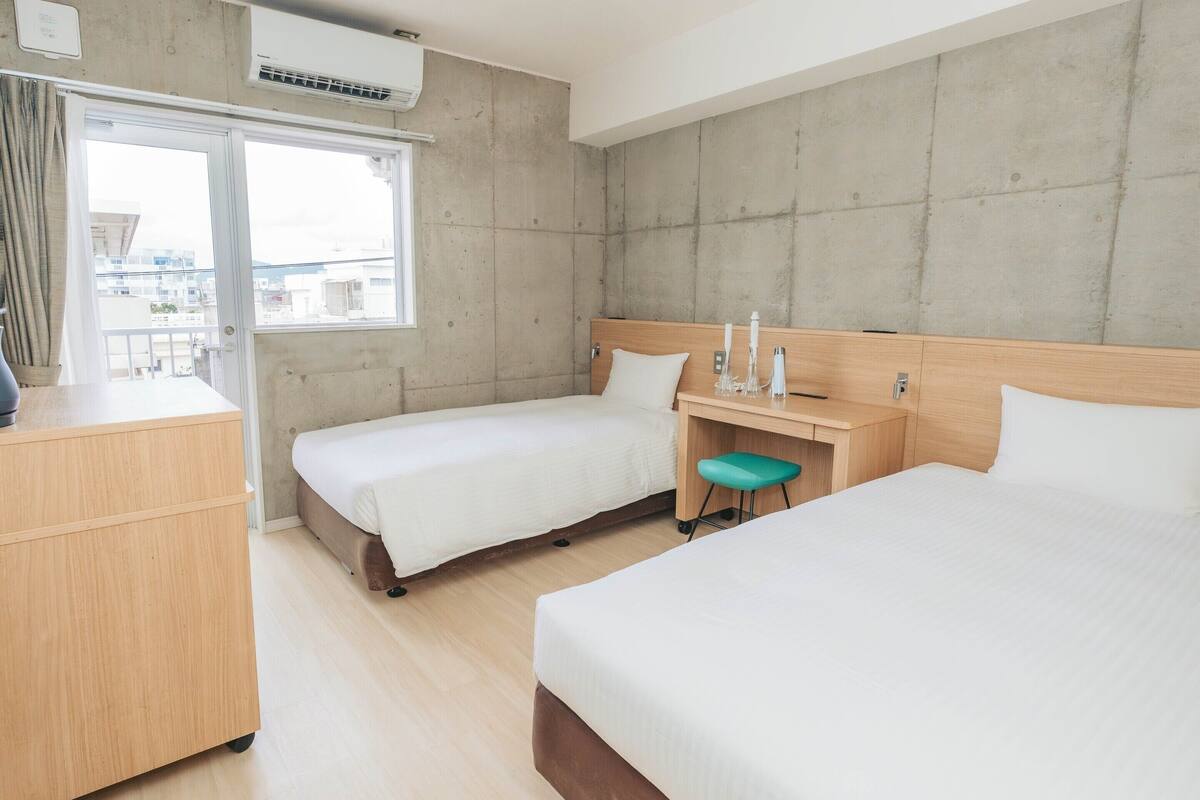 Design Twin Room, 2 Bedrooms, Non Smoking, Refrigerator | Down duvets, desk, soundproofing, free WiFi