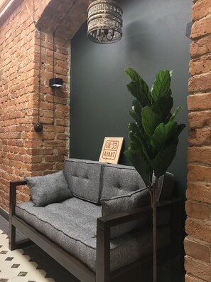 Interior entrance