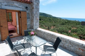 Balcony - Spacious Villa Stunning Seaview - Perfect Location (West Mani)