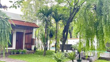 Fachada de la propiedad